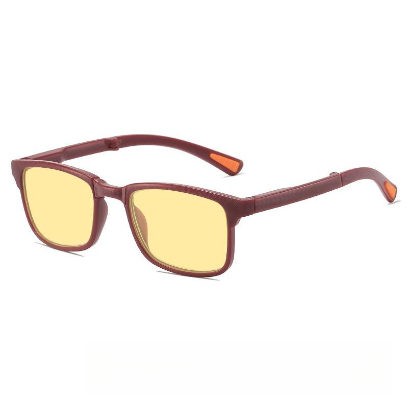 Portable Foldable Night Vision Reading Glasses Ultra-light Anti-blue Light Presbyopia Glasses Neutral Fashion Glasses To +4.0