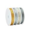 Gold & Silver Colored Thread for DIY Bracelet Weaving - Chinese Knot, Gold Silk & Winding Thread, Small Roll