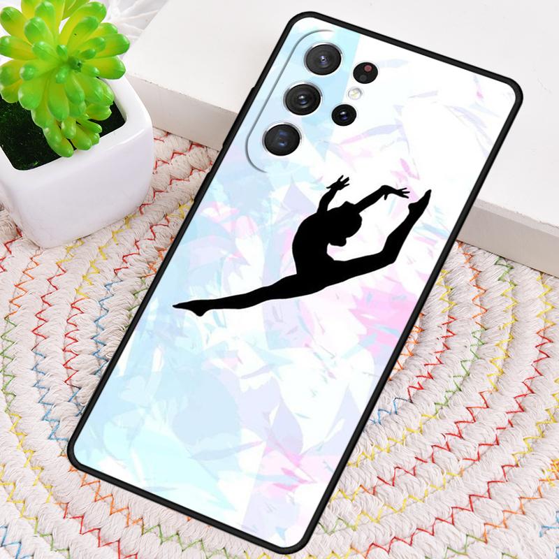 Dance Gymnastics Phone Case for Samsung Galaxy note 10 pro S26 Ultra S23 S24 FE S25 S21 S22 PLUS shockproof Cover