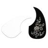 Self-Adhesive Scratch Plate Acoustic Guitar Pickguard Anti-Scratch Guard Plate Replacement Guitar Scratch Plate