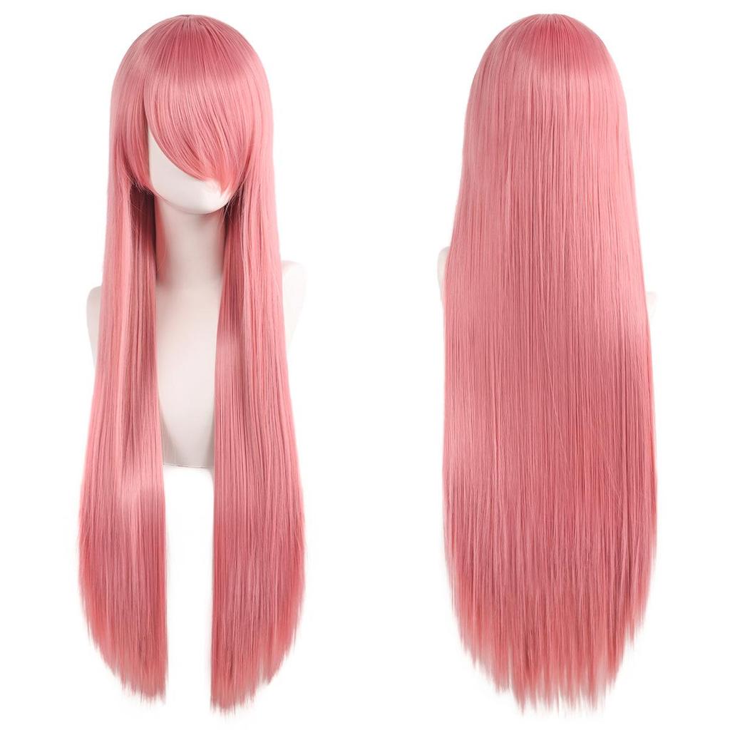 Mao Niang Stil 80cm Lange Gerade Cosplay Perücke, Unisex, Bunt und Vielseitig