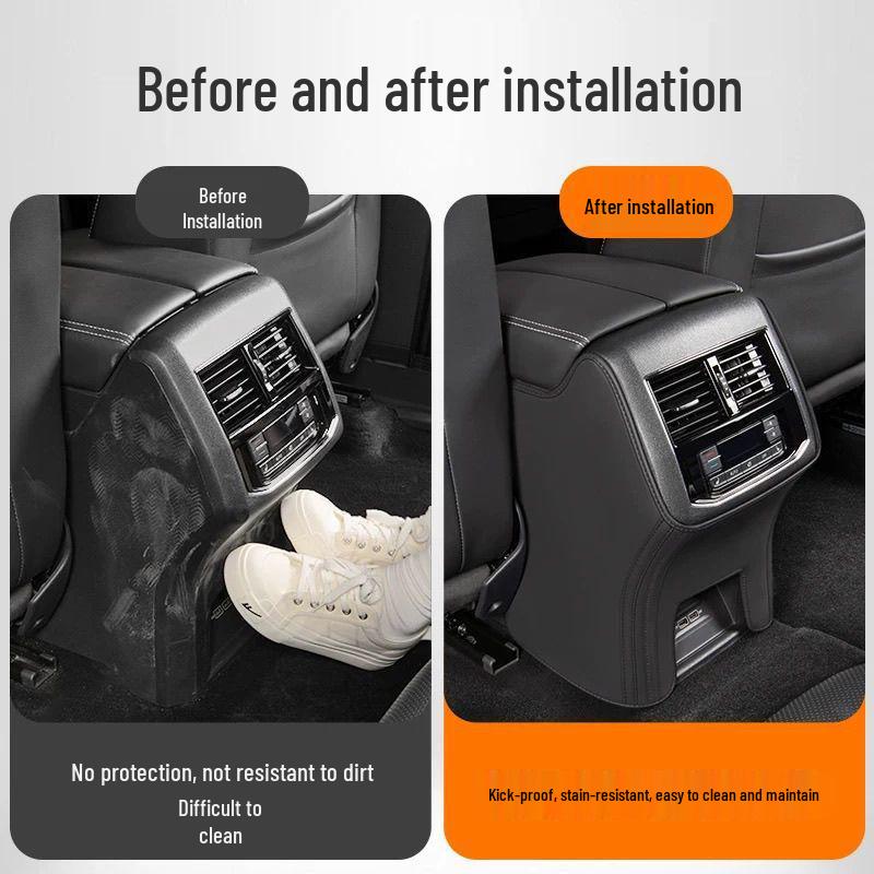 Toyota Camry 8th/9th Gen Armrest Box Kick Pad & Rear Air Vent Protector