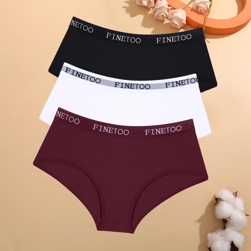 3Pcs Cotton Seamless Underwear Sexy Letter Belt Panties Low Waist Stretchy Briefs Female Breathable Sports Soft Lingerie