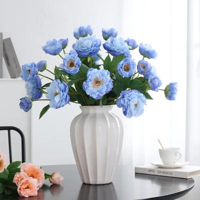 Peony Simulation Flowers High-quality Silk Artificial Flowers Indoor Living Room Decoration Table Flower Decorations Bouquets