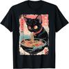 Ramen Nudeln Katze Japan Y2K Kawaii Retro Katzen Manga Anime T-Shirt