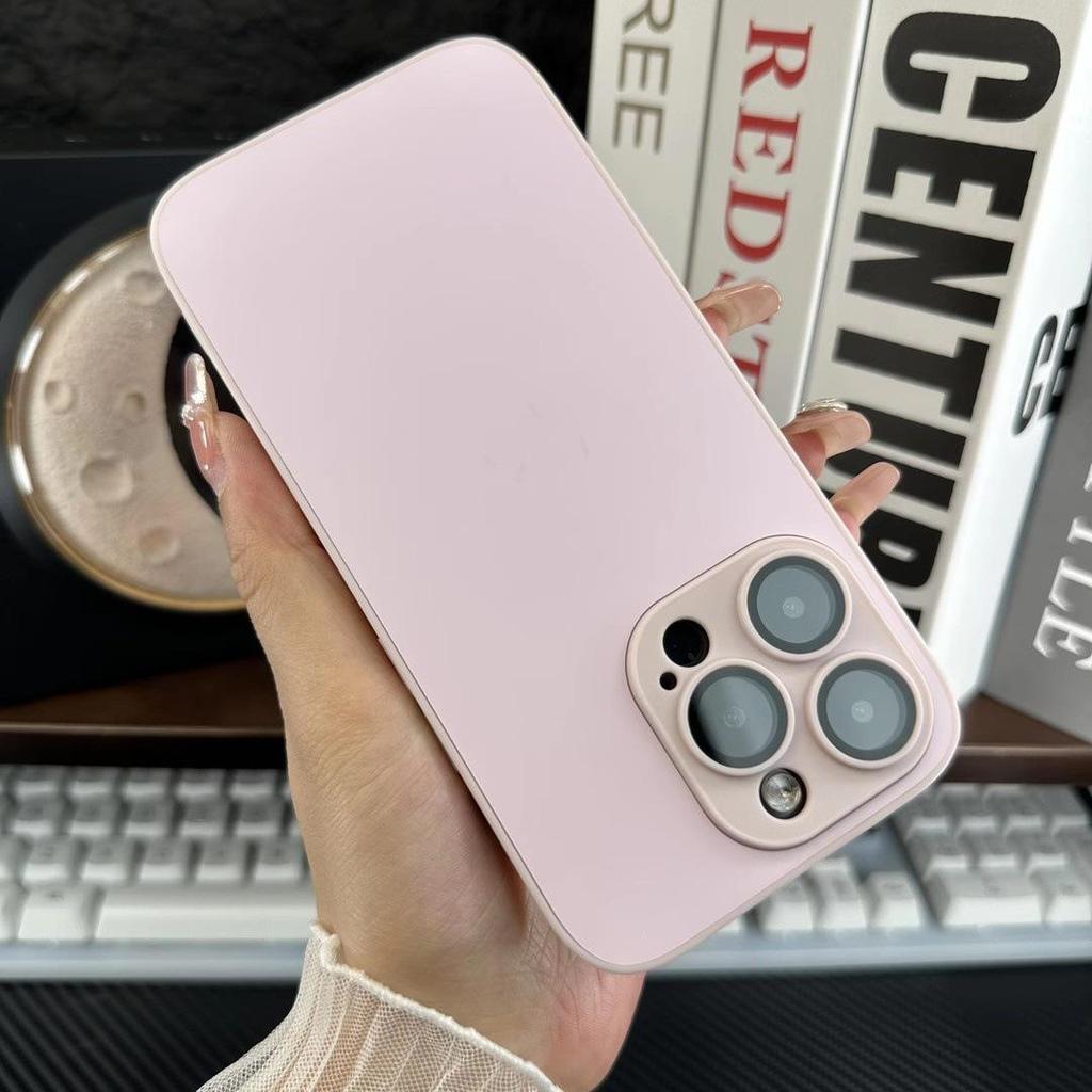 AG Nano Frosted iPhone17ProMax Case with 16 Full Coverage Lens Film and Soft Edge Protection