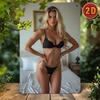 Sexy Girl Metal Tin Sign 20x30 cm for Garage & Workshop Decor