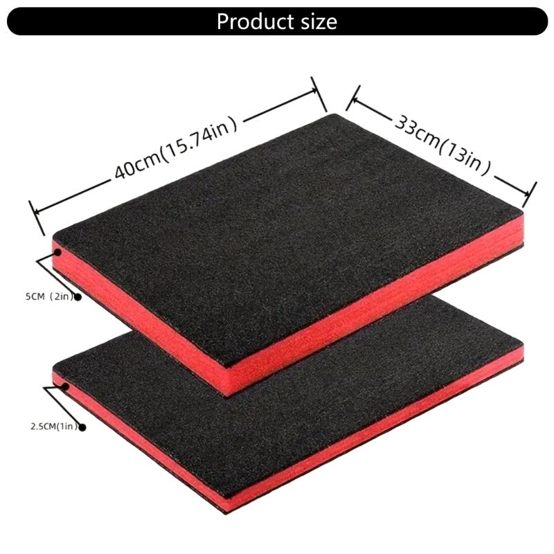 Durability Tool Case Foam Inserts Lightweight EPE Materials Shockproof Storage Solution 4Pack Foam Pad Storage Solution