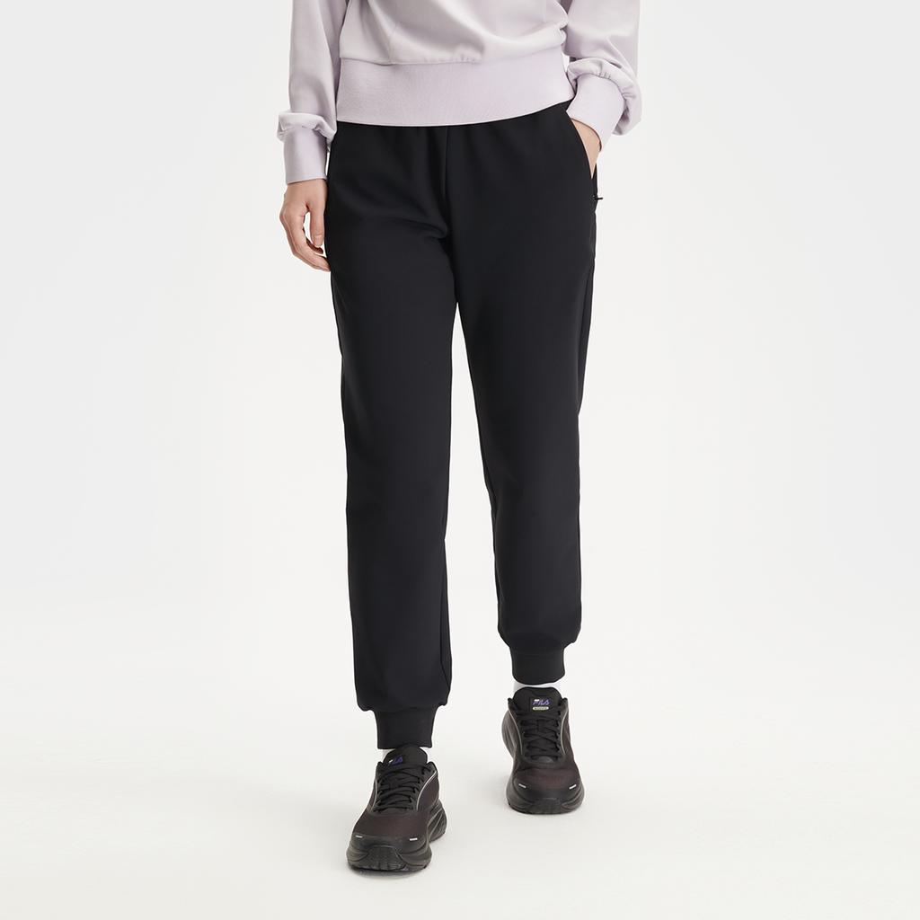 New FILA Casual Pants Women's Pitch Black A11W441607FBK