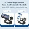 NEW Magnetic Wireless Charger Stand For iPhone 16 15 14 13 12 Pro Apple Watch 9 8 Airprods 3 In 1  Fast Charging Station