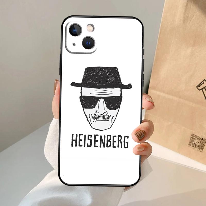 Heisenberg Breaking Bad Case For iPhone 16 15 14 13 12 11 Pro Max XS XR X Plus 12 13 Mini Bumper Back Cover