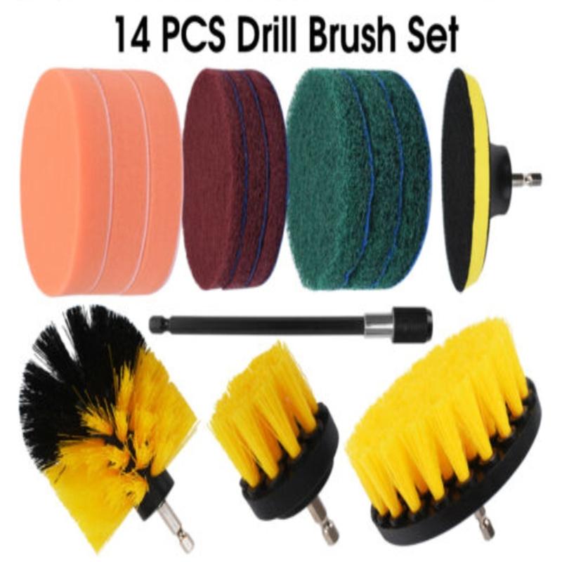 12 Stück Auto Detaillierungsbürsten Set Auto Innenraum Klimaanlagenbürste zum Reinigen Räder Innenraum Außenbereich Leder