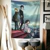 Noragami Stray God Wall Tapestry Aesthetic Wall Hanging Printed Fabric Blanket Decorative Tapestries for Bedroom Living Room Home Decor