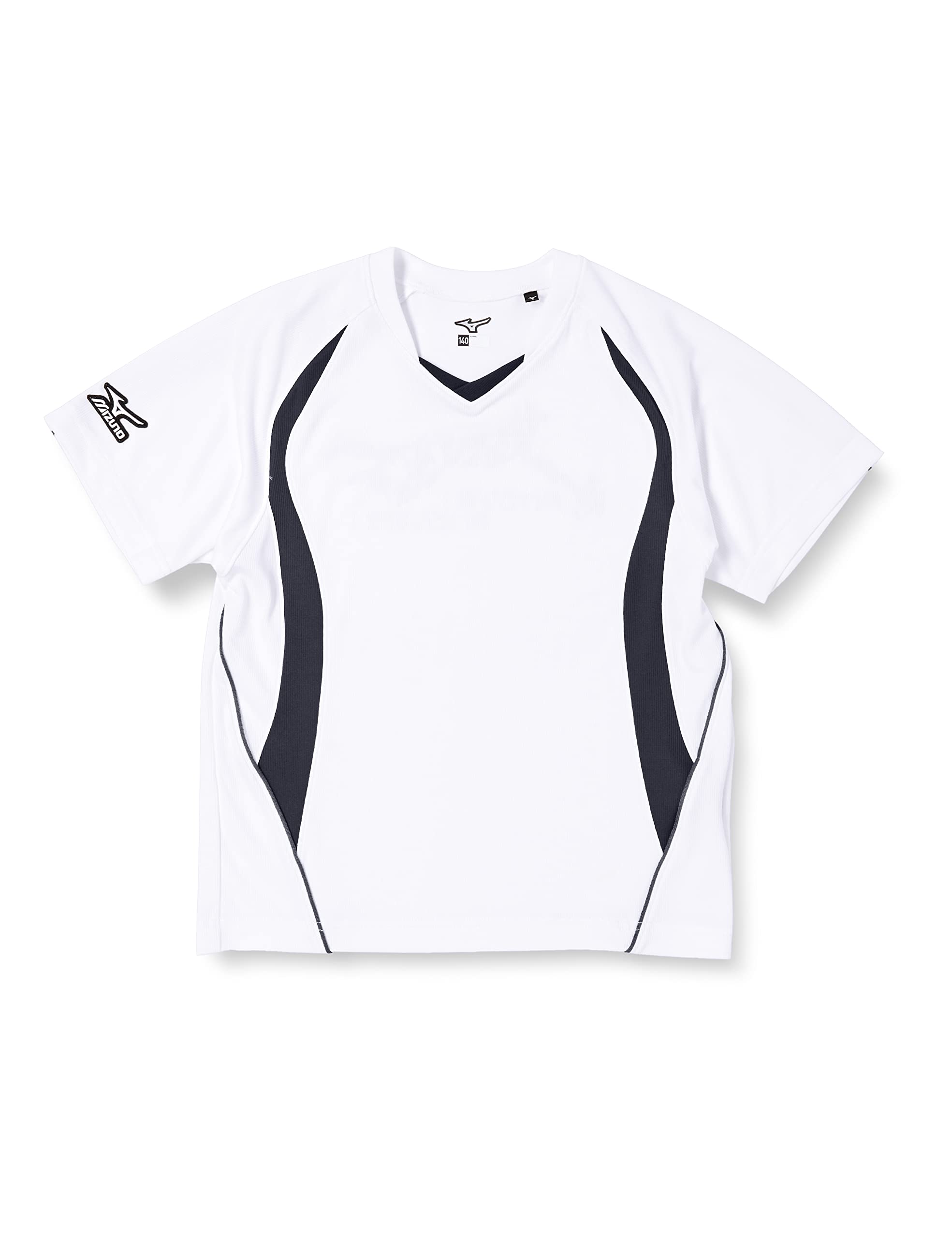 

MIZUNO Baseball Wear Junior Graphic 12JA1Q93 White x Navy T-Shirt B-140