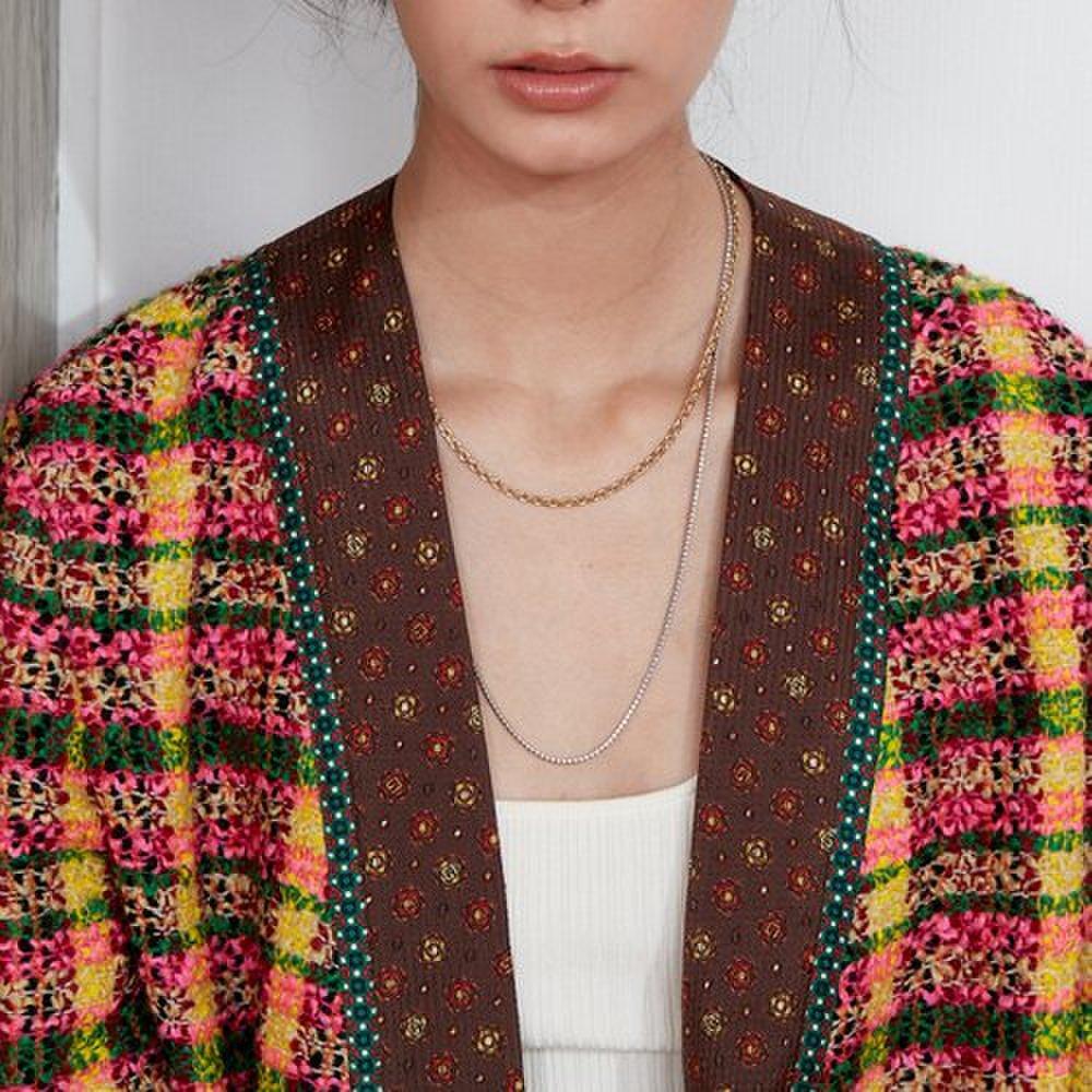 Vivi Slim Tennis Necklace