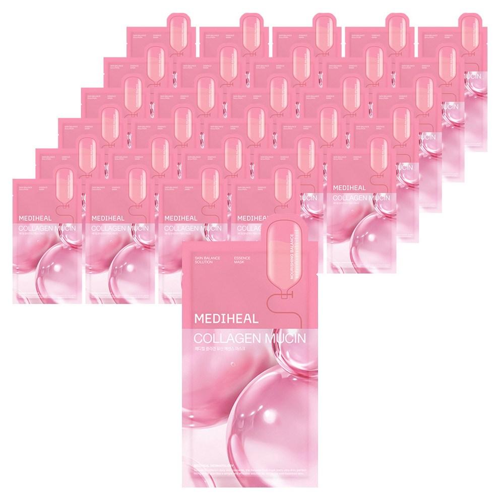 [Mediheal] Collagen Mucin Essence Mask Pack 20ml, 30 sheets