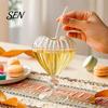 Paar-Trinkgläser Set Herzförmiges Cocktailglas, 220ml Klarer Kelch mit Strohhalm, Elegante Dekorative Kaltgetränkebecher Tasse, Stilvolle Party