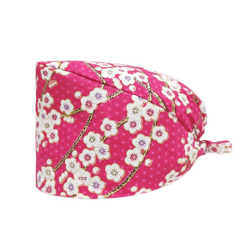 Cartoon Print Spa & Nurse Surgical Cap