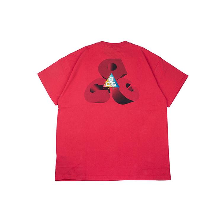 New Nike ACG Drop Shoulder Sleeve T-Shirt Men's Red BV8351-850