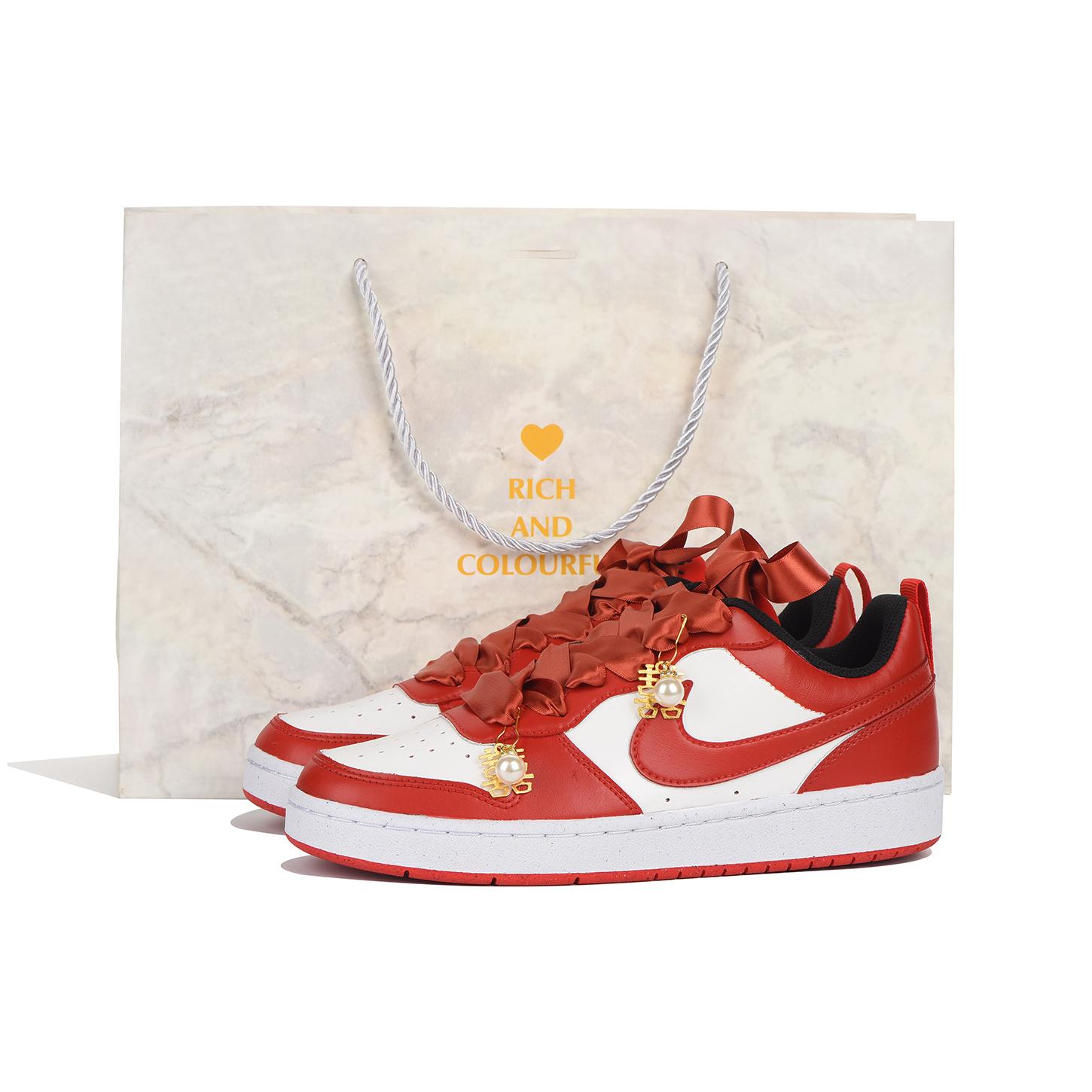 

Nike Court Borough Low top Skateboard Shoes GS True Red DV5456-600(Team32-SBOX) 35.5
