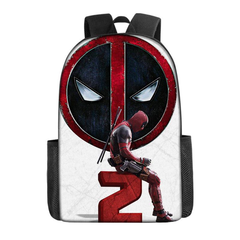 Deadpool Backpack Marvel Bag Deadpool Peripheral Batman Backpack School Bag