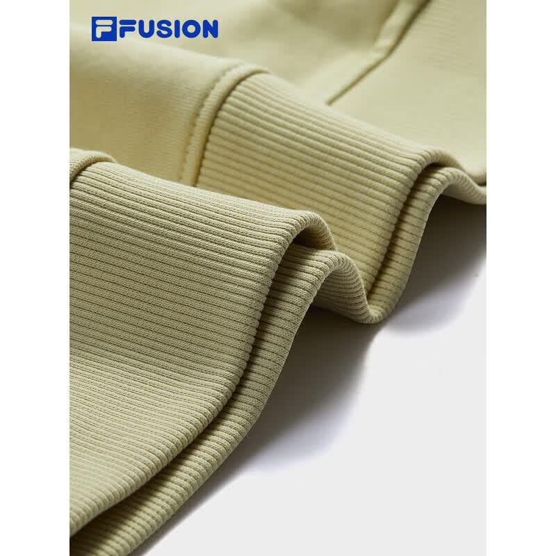 Fila FUSION 2025 Fall Unisex Pure Cotton Hooded Sweatshirt