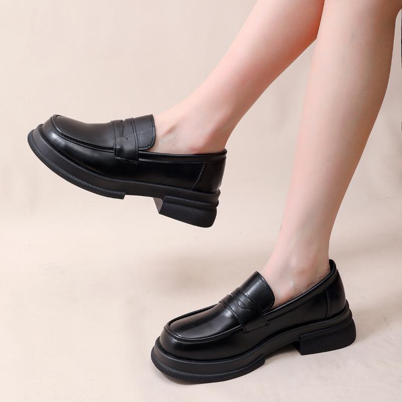 Mode 2025Neue Japanischer Stil College-Studenten Schuhe Cosplay Lolita Schuhe für Frauen/Mädchen Mode Schwarz/Kaffee Uniform Plateau-Schuhe