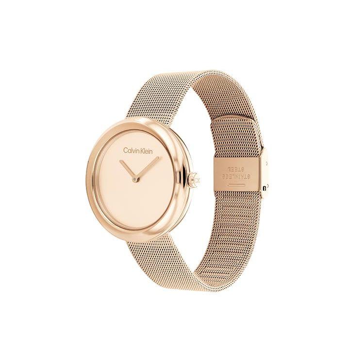 Calvin Klein Elegant Series Watch Quartz Movement Stainless Steel Bracelet Mother Of Pearl Dial Women Watches K8G23626