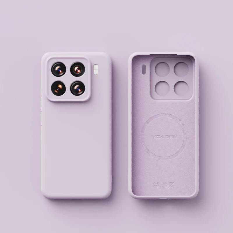 Für Magsafe Flüssigsilikon Hülle Für Xiaomi 17T 17TPro Magnetisches Kabelloses Laden Matt Weiche Hülle Für MI17T Pro Skin Bumper