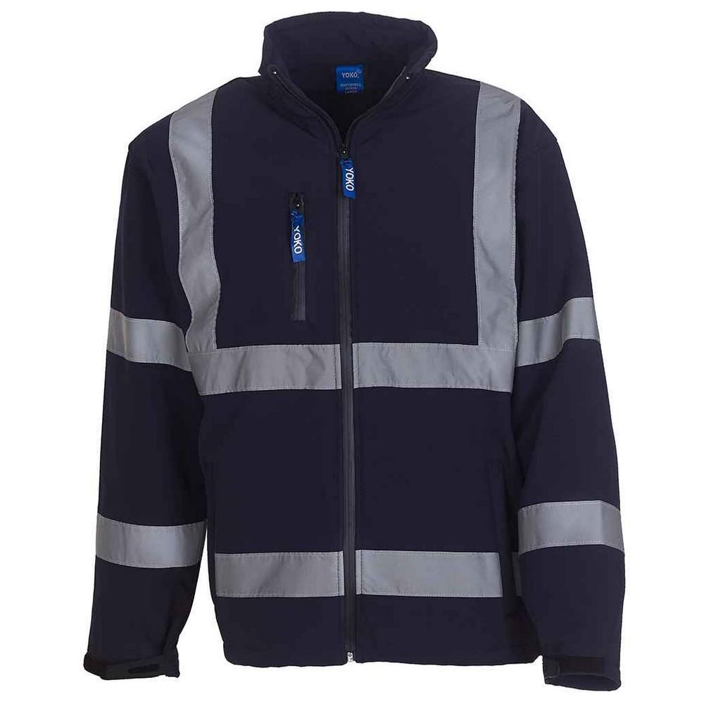 Yoko Unisex Voksen Hi-Vis Soft Shell-jakke