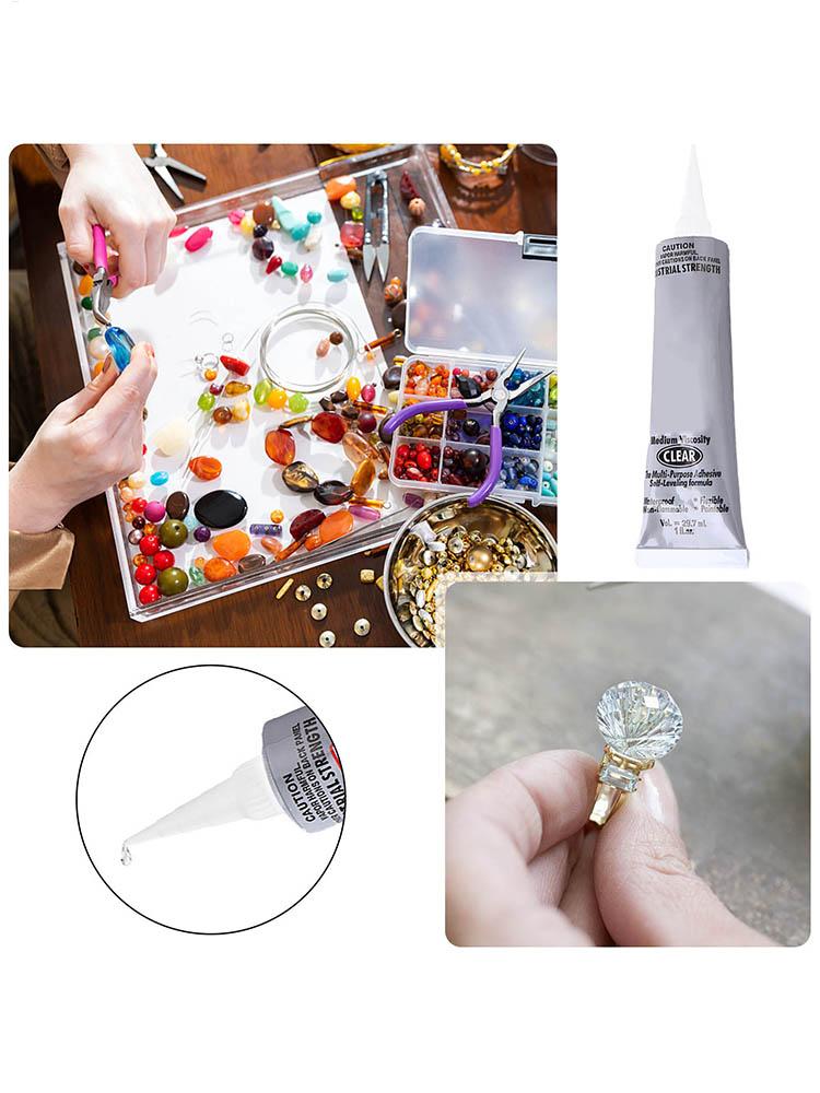 Craft Glue For Jewelry Making Liquid Glue Super Adhesive Art Glues & Pastes For Pottery Clay Sculpting Art Painting