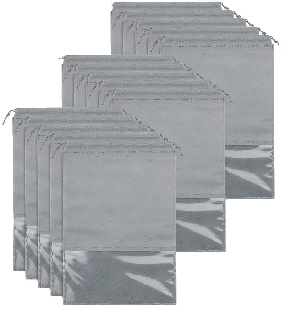 Travel Shoe Bags Large Shoe Storage Bag Portable Drawstring With Clear Window