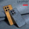 Mi14t 14tpro  Sheepskin Leather Case For Xiaomi Mi 14t Pro 5g Business Retro Protect Back Cover On 14 T Xiaomi14t Shell