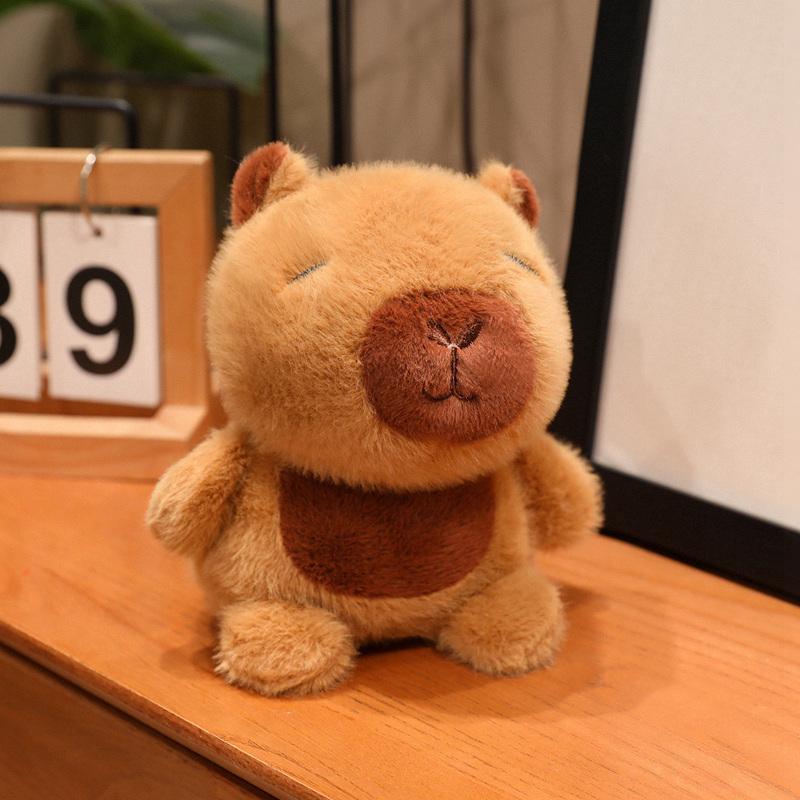 15CM Small Desktop Plush Toys Lovely Rabbit Sheep Pig Duck Otter Capybara Elephant Stuffed Animal Doll Cute Healing Doll Gifts 15cm