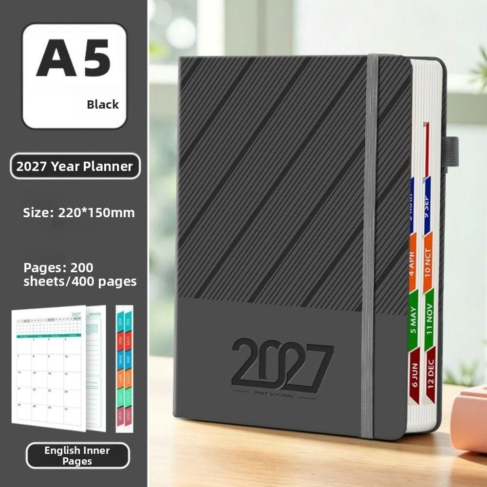 Wear-resistant 2027 Schedule Planner Notepad 12 Months To-do List Notebook  Travel