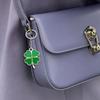 Exquisite Alloy Four Leaf Clovers Keychain Symbolizing Luck and Happiness Decoration for All Ages Special Gifts Ideas