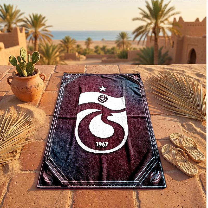 Trabzonspor FC Print Mikrofaser Strandtuch Schnelltrocknend Saugfähig Großes Handtuch für Strand Schwimmen Reisen