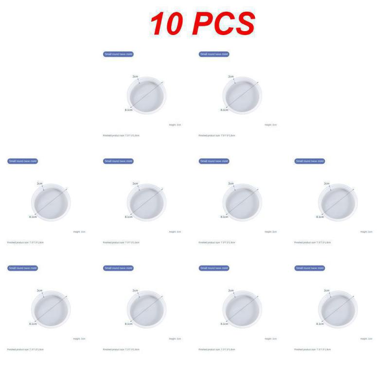 1~10PCS Smiling Teddy Bear Silicone Candle Mold 3D Animal Soap Resin Craft Plaster Making Kit Handmade Mold Home