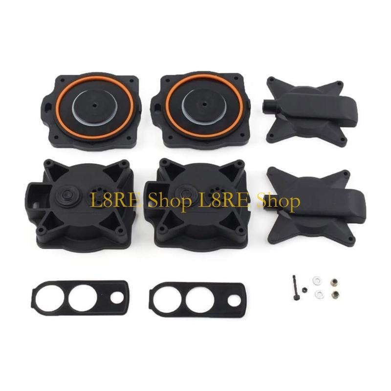 Pompe ad Aria L8RE Set di Manutenzione Diaframma Componente di Ricambio Texture Plastica per HP100 HP120 Componente Lungo
