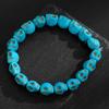 Buntes Gothik Totenkopf Perlenarmband Elastisch Dehnbar Skelett Schmuck Ideales Geschenk für Punk Liebhaber Party Accessoire