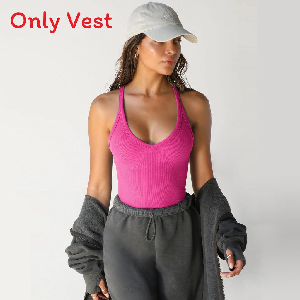 Y2k Knit Vest For Women With High Elasticity And Slim Fit For Streetwear Fashion