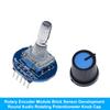 360 Degrees Rotary Encoder Module Rotary Potentiometer Analog Knob Module for Arduino KY-040  RV09 Rotary Encoder EC11 Knob Cap
