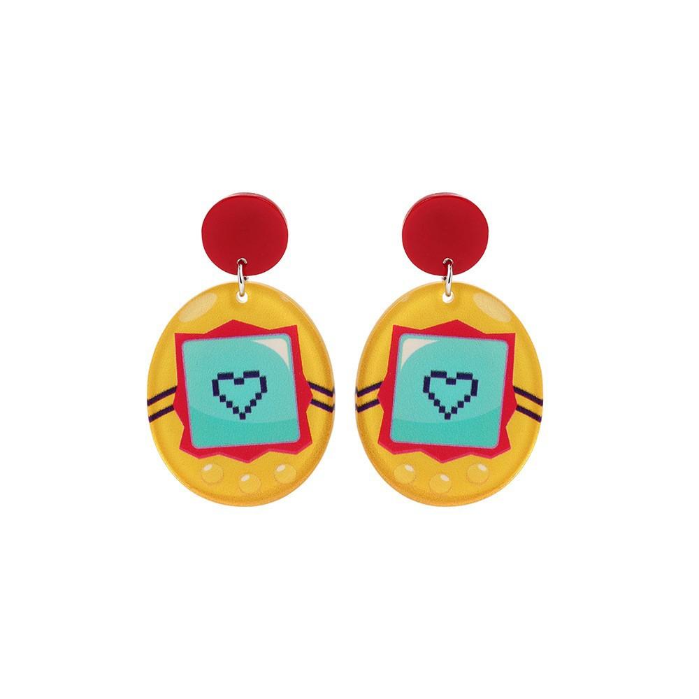 Série Animée pour Enfants Boucles d'Oreilles Dopamine Mignonnes Rétro Uniforme Scolaire Avion en Papier Clous d'Oreille Boucles d'Oreilles Douces Petites Fraîches pour Femme