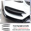 For Mercedes Benz C Class W205 C180 C200 2015-2018 Car Front Lip Bumper Spoiler Splitter Fog Lamp Grille Air Vent Cover Sticker