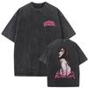 Singer Karol G Tropicoqueta Latina Foreva  Album Merch Washed Tshirt Men Women Fashion Tshirt Tops Unisex Cotton T Shirts