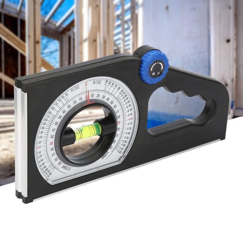 Inclinometer, Engineering Inclinometer with Dial Type, Architectural Slope Scale, Angle Meter, Gradient Meter, Universal Roof Pitch Tool, Slope Measur
