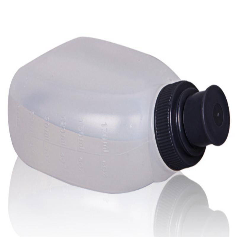 

Портативная бегущая мягкая вода чайник открытый спортивный бутылка светло-серый