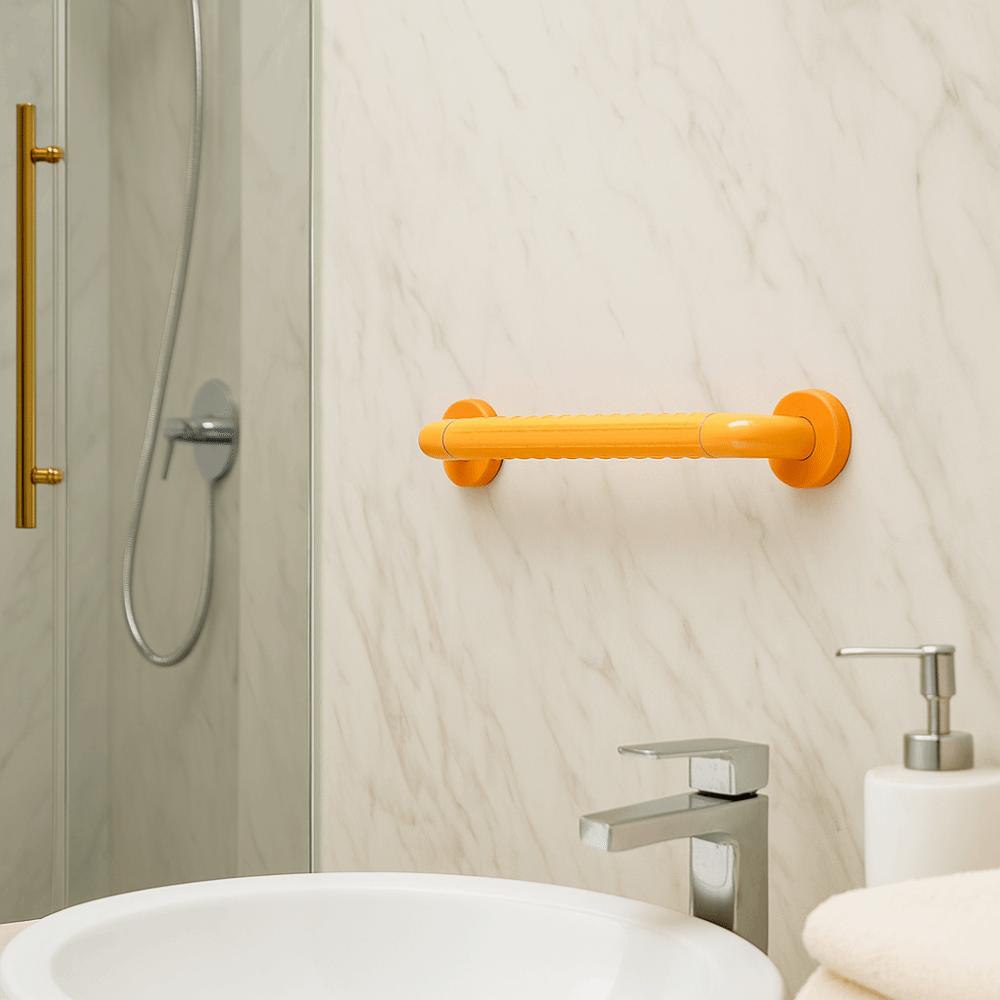 Anti-Slip Granules Bathroom Handrail Stainless Steel Toilet Handrail  Stairway Support