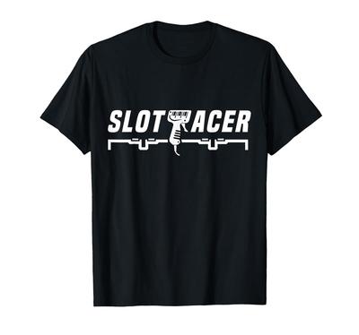 Slotracing Slot Cars Denki Jidosha No Resutorakku T-shirt