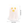 Halloween Ghost LED Light Up Halloween Decor Creative Glowing Ghost Ornament Illuminated Halloween Gift Desktop Home Decoration